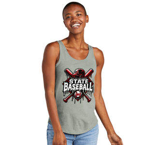 Knights State BB District Women’s Perfect Tri Relaxed Tank-Heathered Grey