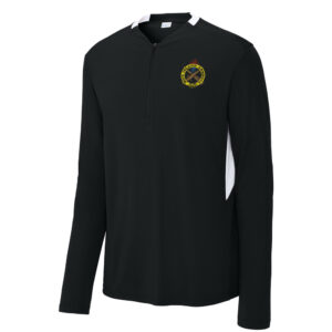 Rock Island Arsenal Sport-Tek Men Club 1/4-Zip Pullover-Black/White