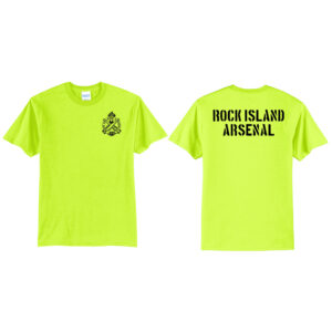 Rock Island Arsenal Unisex Short Sleeve Tee-Safety Green