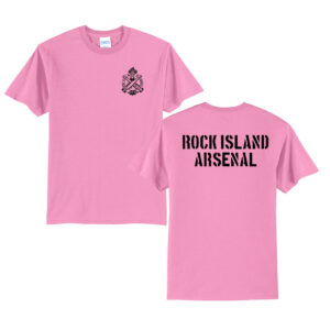 Rock Island Arsenal Unisex Short Sleeve Tee-Candy Pink