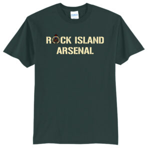 Rock Island Arsenal Unisex Short Sleeve Tee-Dark Green