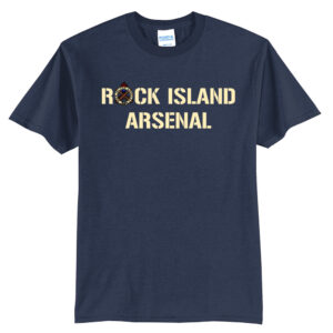 Rock Island Arsenal Unisex Short Sleeve Tee-Navy