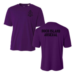 Rock Island Arsenal Adult Cooling Performance Tshirt-Purple