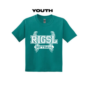 RI Girls Softball Youth Basic Tee-Jade