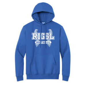 RI Girls Softball Unisex Basic Hooded Sweatshirt-Royal
