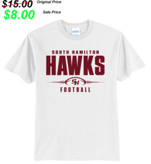 SH Football PG PG Unisex Basic Short Sleeve Tee-White