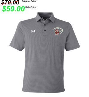 SH Football PG Under Armour DRIVE Team Stripe Premium Polo – Black