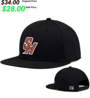 SH Football PG The Game Perforated GameChanger Snapback Cap-Black