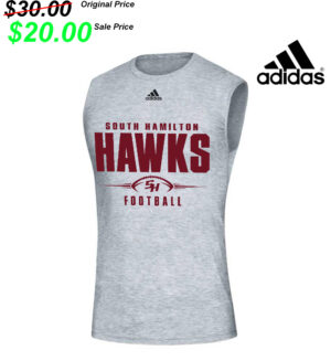 SH Football PG Adidas Creator Sleeveless Tee-Grey Heather