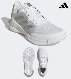 SH Volleyball PG Adidas CRAZYFLIGHT Low women’s Volleyball shoes – white/silver
