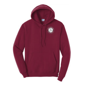 SH Volleyball PG Unisex Fleece Hooded Sweatshirt-Cardinal