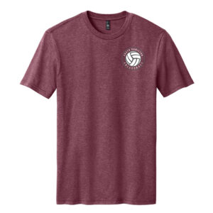 SH Volleyball PG Unisex Premium Short Sleeve Tee-Heathered Cardinal