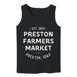 The Preston Farmers Market Men Comfort Colors Pigment Dyed Tank Top-Black