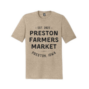 The Preston Farmers Market Unisex Premium Short Sleeve Tee-Desert Tan Heather