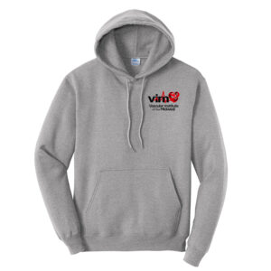 VIM  Unisex Fleece Hooded Sweatshirt-Athletic Heather