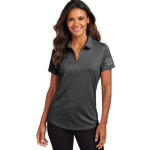 Wild Rose Casino Employee Port Authority Ladies City Stretch Polo-Graphite