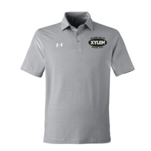 Xylem Under Armour DRIVE Team Stripe Premium Polo – Mod Grey (M-3x)
