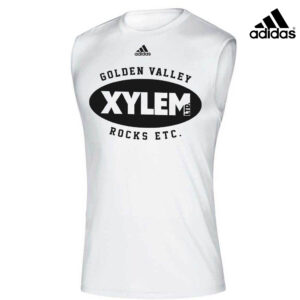 Xylem adidas Creator Sleeveless Tee-White (L, XL, 2X) CLOSE OUT PRICING