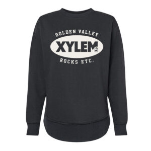 Xylem LAT Women’s Weekend Fleece Crewneck Sweatshirt-Black