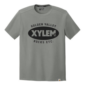 Xylem Carhartt Force Sun Defender Short Sleeve T-Shirt Adult-Asphalt Grey