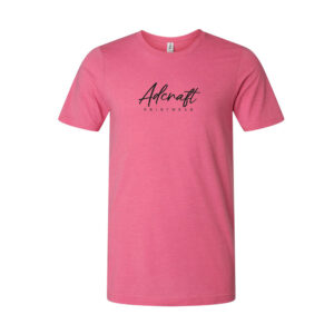 Adcraft Unisex Premium Combed RinSpun Tee-Heather Charity Pink