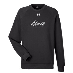 Adcraft Under Armour UA Rival Fleece Crewneck Sweatshirt-Black