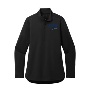 Airrosti Rehab Port Authority Ladies C-FREE Double Knit 1/4-Zip-Black