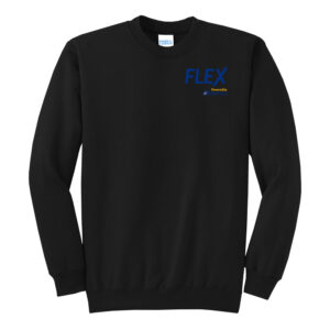 Airrosti Rehab Unisex Fleece Crewneck Sweatshirt-Black