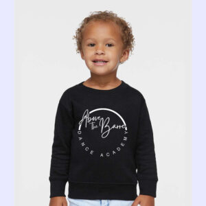 ATB Rabbit Skins Toddler Juvy Crewneck Sweatshirt-Black