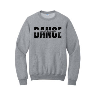 ATB Unisex Core Fleece Crewneck Pocketed Sweatshirt-Athletic Heather