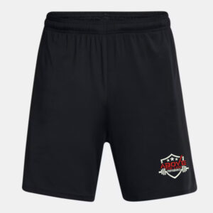ATL Under Armour Men’s UA Tech Vent 7″ pocketed  Shorts-Black