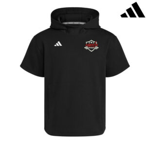ATL Adidas  Dugout NWV Short Sleeve Hoodie- BLACK