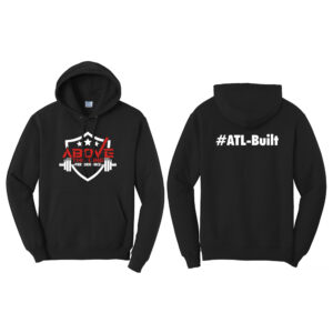 ATL Unisex Fleece Hooded Sweatshirt-Black