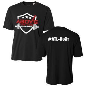 ATL Adult Loose Fit Cooling Performance Tshirt  -Black