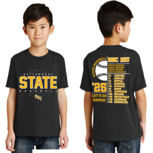 BBC State Youth Short Sleeve Tee-Black
