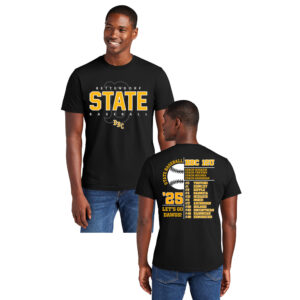 BBC State Unisex Premium Short Sleeve Tee-Black (M-2x, 4x)