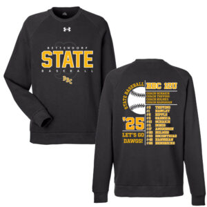 BBC State Under Armour UA Rival Fleece Crewneck Sweatshirt Adult-Black