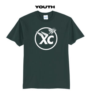 Boone Cross Country Youth Short Sleeve Tee-Dark Green