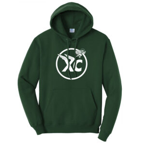 Boone Cross Country Unisex Fleece Hooded Sweatshirt-Dark Green