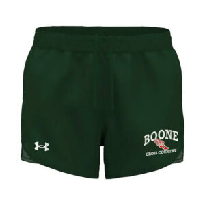 Boone Cross Country Women’s UA Fly-By Unlined 3″ Shorts-Forest Green