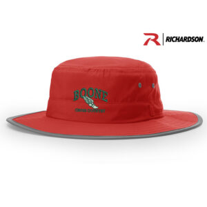 Boone Cross Country Richardson Wide Brim Sun Hat-Red
