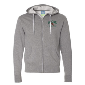Boone Cross Country Independent Trading Co.Unisez  Full-Zip Hooded Sweatshirt Adult-Gunmetal Heather