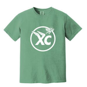 Boone Cross Country Unisex Comfort Colors Pigment Dyed Short Sleeve Shirt-Light Green