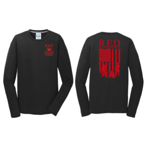 Bravo Co Men  Long Sleeve Essential Blended Performance Tee-Black