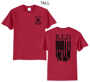 Bravo Co Tall Short Sleeve Tee-Red