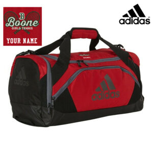 Boone Girls Tennis Adidas Team Issue II Medium Duffel-Red/Black