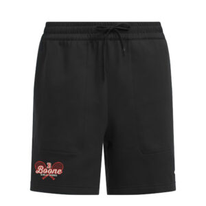 Boone Girls Tennis Adidas Practice Shorts (3 pocket) Unisex-BLACK (XXS-4X, 3x is sold out)