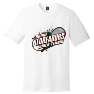 Boone Girls Tennis Unisex Premium Short Sleeve Tee-White
