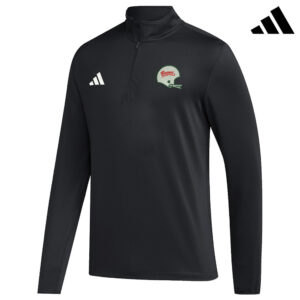Boone Football Adidas 1/2 zip golf jacket – Black