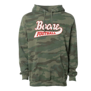 Boone Football Independent Trading Co.Camo Pattern  Hooded Pullover Sweatshirt Unisex-Forest Camo